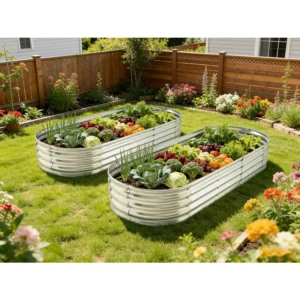6 ft x 2 ft Raised Garden Bed Metal