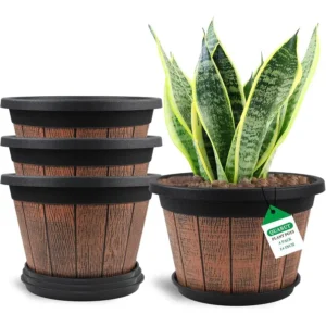 Large 4 Pack 14 inch Plant Pots