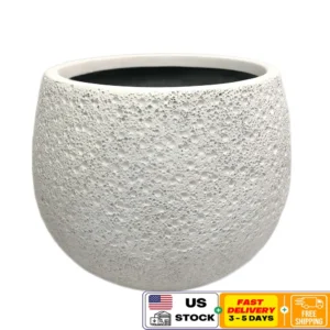Durable 13 Inch Resin Moon Planter