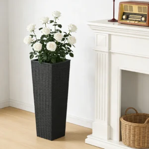 2pcs Resin Tall Plant Pots
