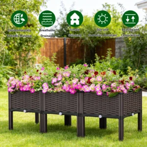 Raised Garden Container with Legs