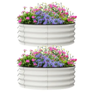 Galvanized Steel Raised Garden Bed