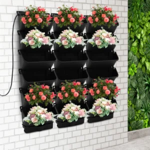 Self-Watering Wall-Mounted Planter with Timer